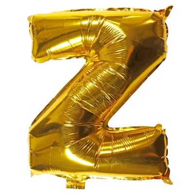 Palloncino con la lettera Z