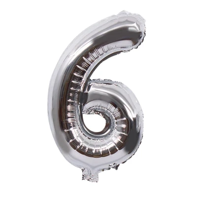 Palloncino con il numero 6