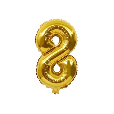 Palloncino con il numero 8