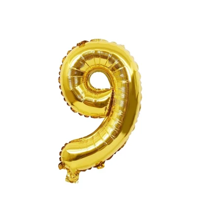 Palloncino con il numero 9