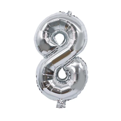 Palloncino con il numero 8