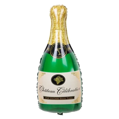 Palloncino bottiglia di champagne per l'addio al nubilato