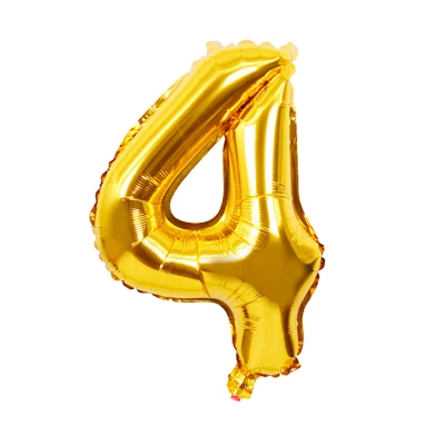 Palloncino con il numero 4