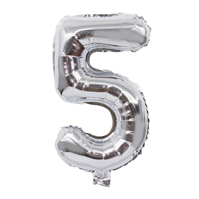 Palloncino con il numero 5