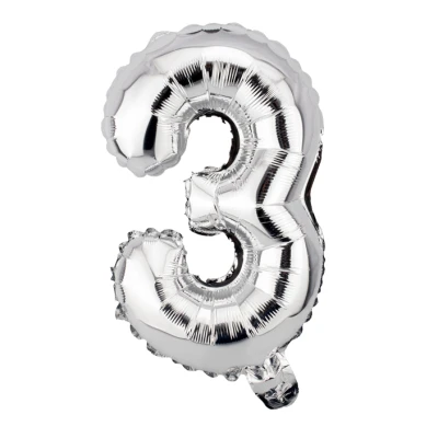 Palloncino con il numero 3