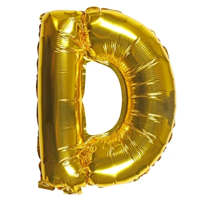 Palloncino con la lettera D