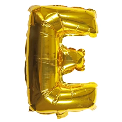 Palloncino con la lettera E