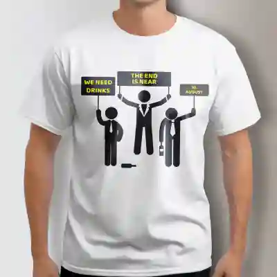 Maglietta personalizzata per l’addio al celibato - The end is near