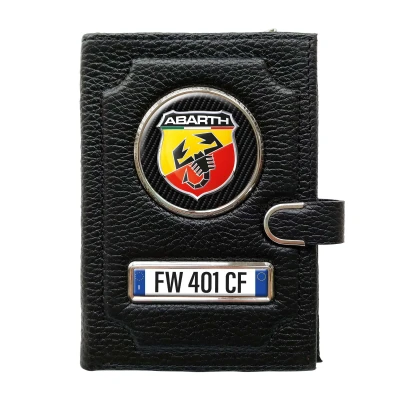 Portafoglio con scomparto per il denaro con clip - Abarth