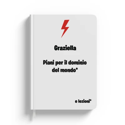 Agende personalizzate - Piani per il dominio del mondo