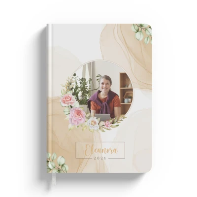 Agende personalizzate - Con fiori e nomi