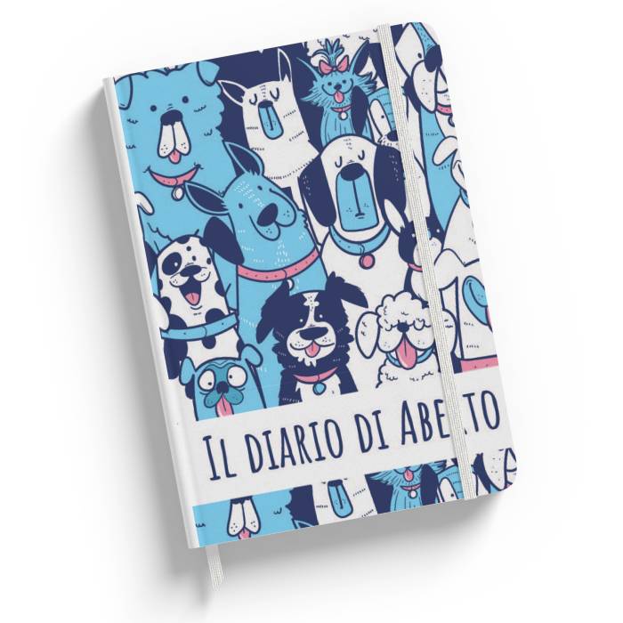 Taccuino personalizzato Blue Dog