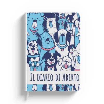 Taccuino personalizzato Blue Dog