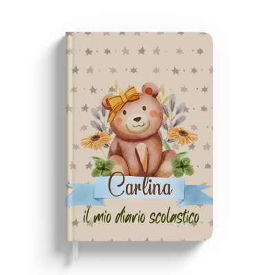Agende personalizzate - Orsetto scolastico