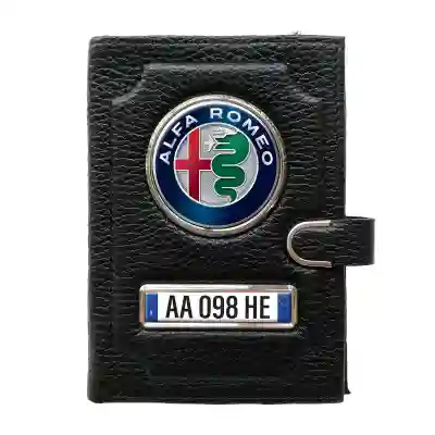 Portafoglio con scomparto per il denaro con clip - Alfa Romeo