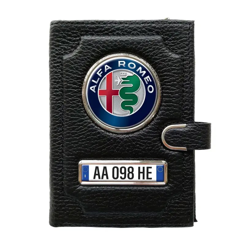 Portafoglio con scomparto per il denaro con clip - Alfa Romeo