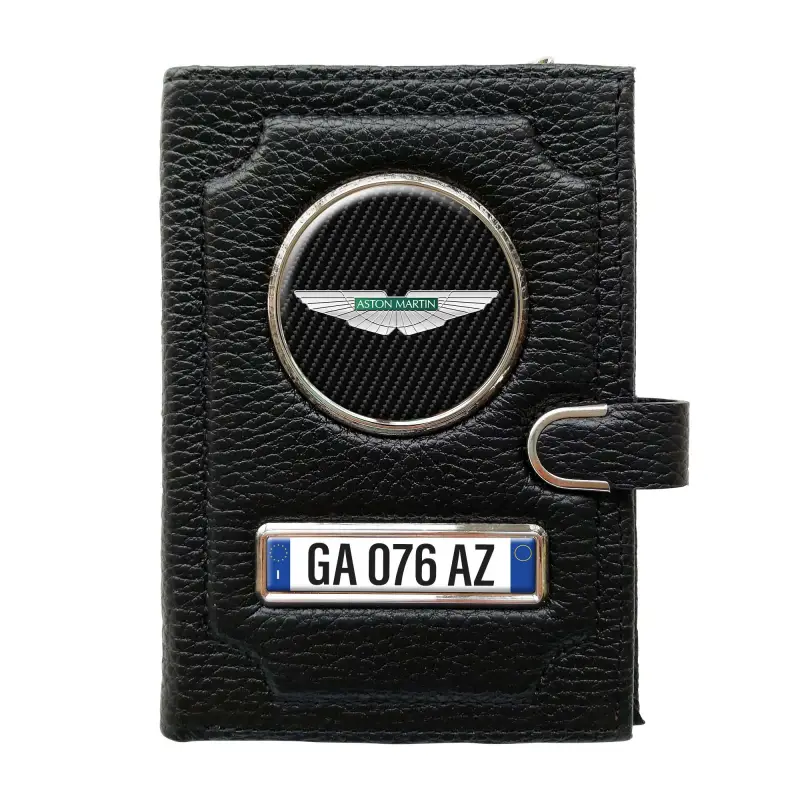 Portafoglio con scomparto per il denaro con clip - Aston Martin