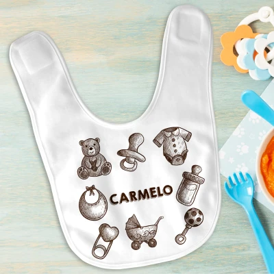 Bavaglino personalizzato per bambini - Oggetti per maschietti