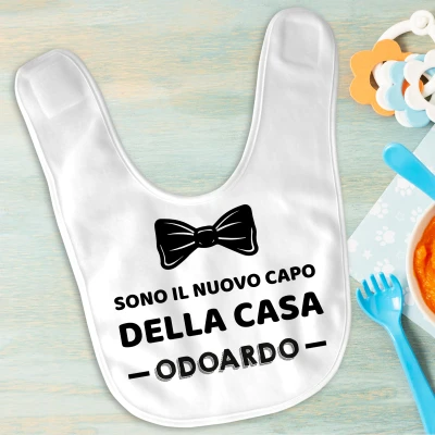 Bavaglino personalizzato per bambini - Papillon