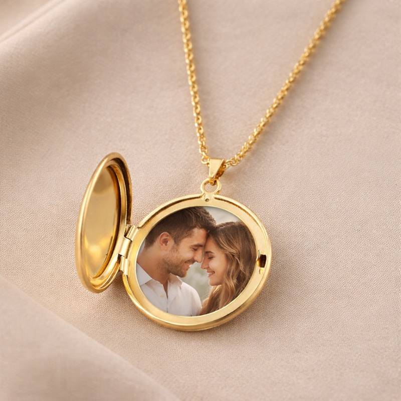 Collana medaglione con foto