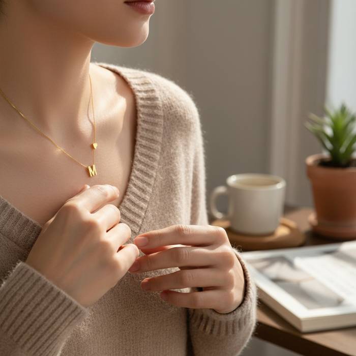 Collana personalizzata con la tua iniziale