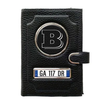 Portafoglio con scomparto per il denaro con clip - Brabus