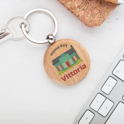Portachiavi in legno - Casa