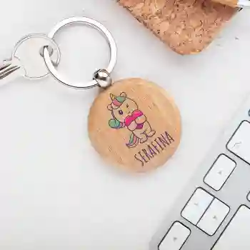Portachiavi in legno personalizzati