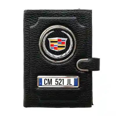 Portafoglio con scomparto per il denaro con clip - Cadillac