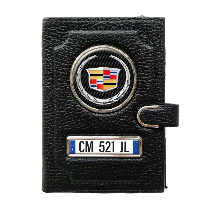 Portafoglio con scomparto per il denaro con clip - Cadillac