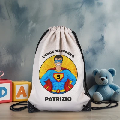 Zaino personalizzato - Eroe del giorno