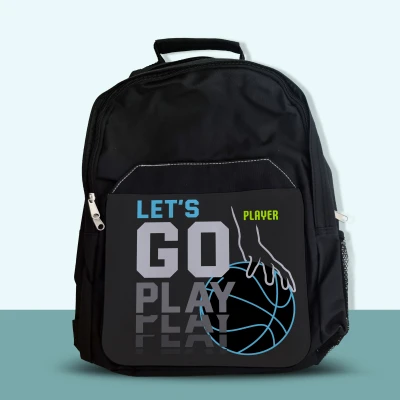 Zaino personalizzato - Let's go play