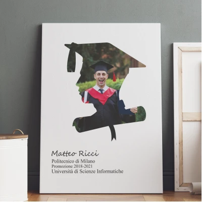 Quadro personalizzato - Laureato Maschio
