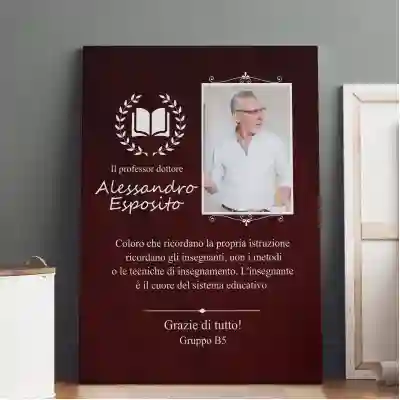 Quadro personalizzato - Per il professor signore