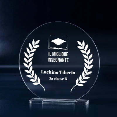 Trofeo Personalizzato - Il Migliore Professore