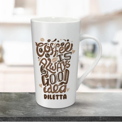 Tazza per latte personalizzata 470ml - Il caffè è sempre una buona idea