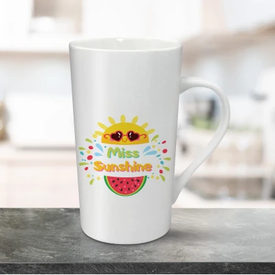 Tazza per latte personalizzata 470ml - Signorina Sunshine