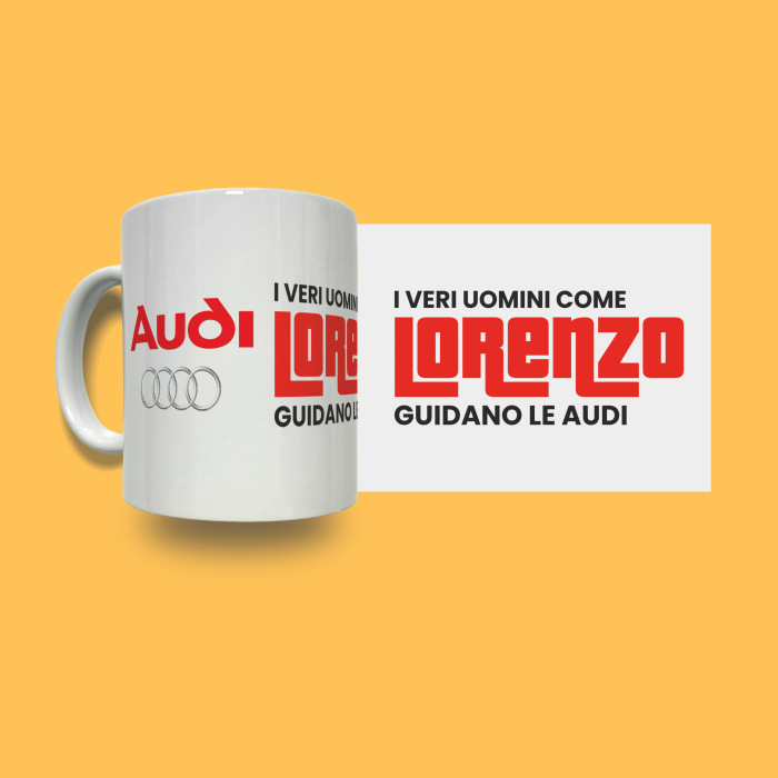 Tazza in ceramica personalizzata - Audi