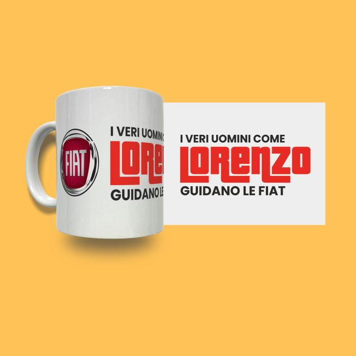 Tazza in ceramica personalizzata - Fiat