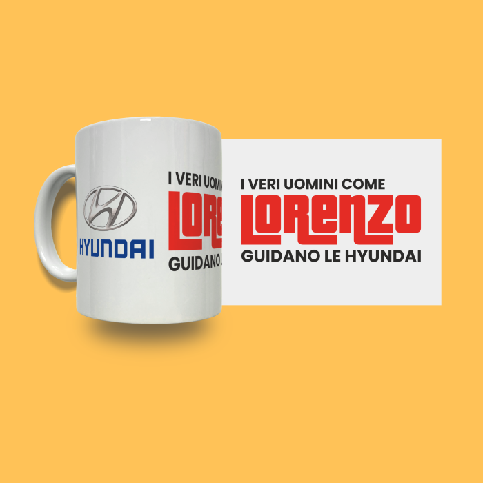 Tazza in ceramica personalizzata - Hyundai