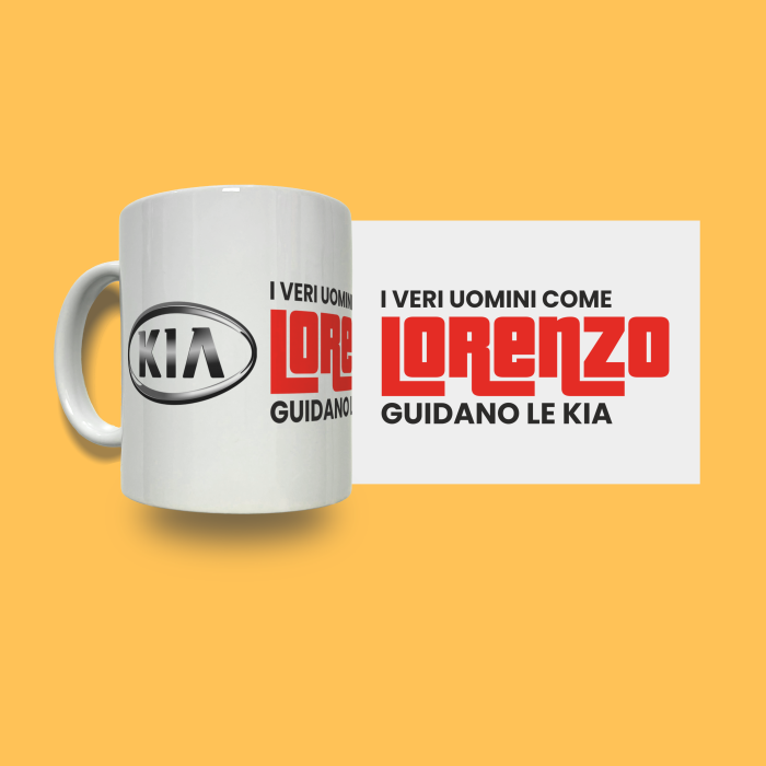Tazza in ceramica personalizzata - Kia