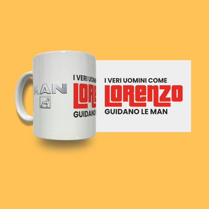 Tazza in ceramica personalizzata - MAN