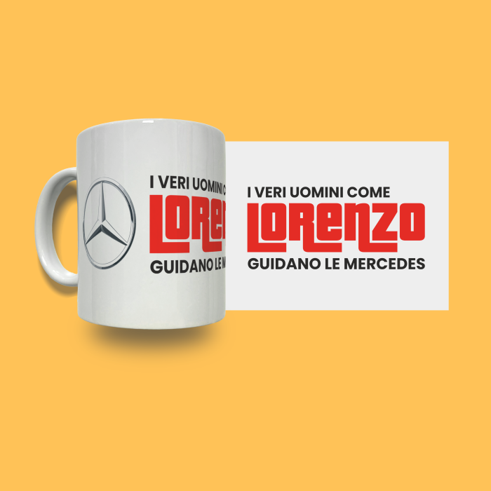 Tazza in ceramica personalizzata - Mercedes