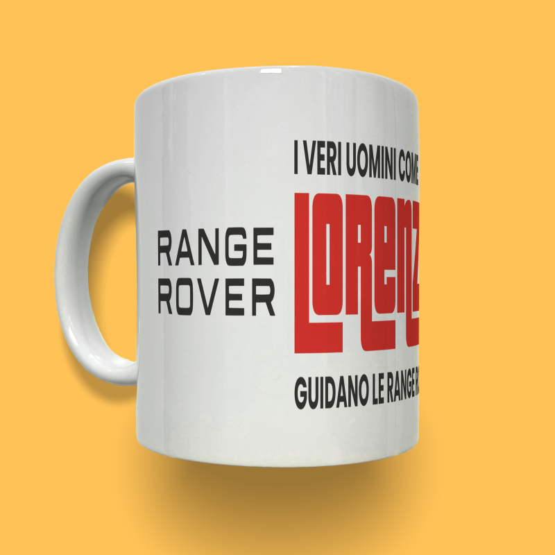 Tazza in ceramica personalizzata - Range Rover