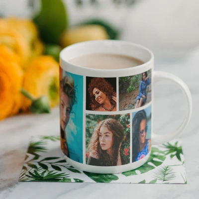 Tazza personalizzata con 5 foto