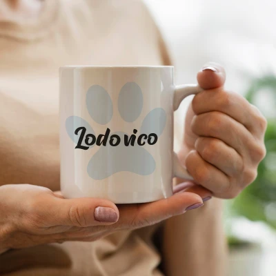 Tazza con il nome del vostro cucciolo