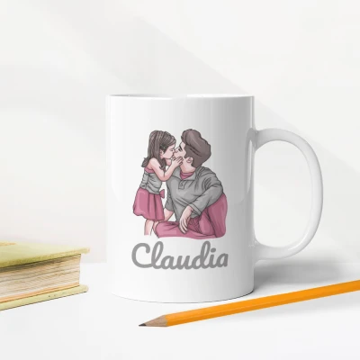 Tazza personalizzata Ti voglio bene papà!