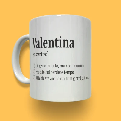 Tazza in ceramica personalizzata - Nome Dex