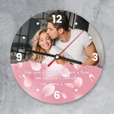 Orologio da parete - Casa piena d’amore