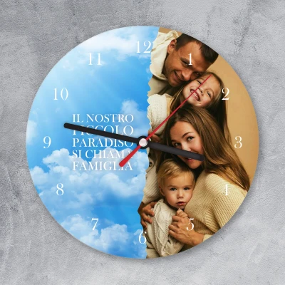 Orologio da parete - Il nostro piccolo paradiso
